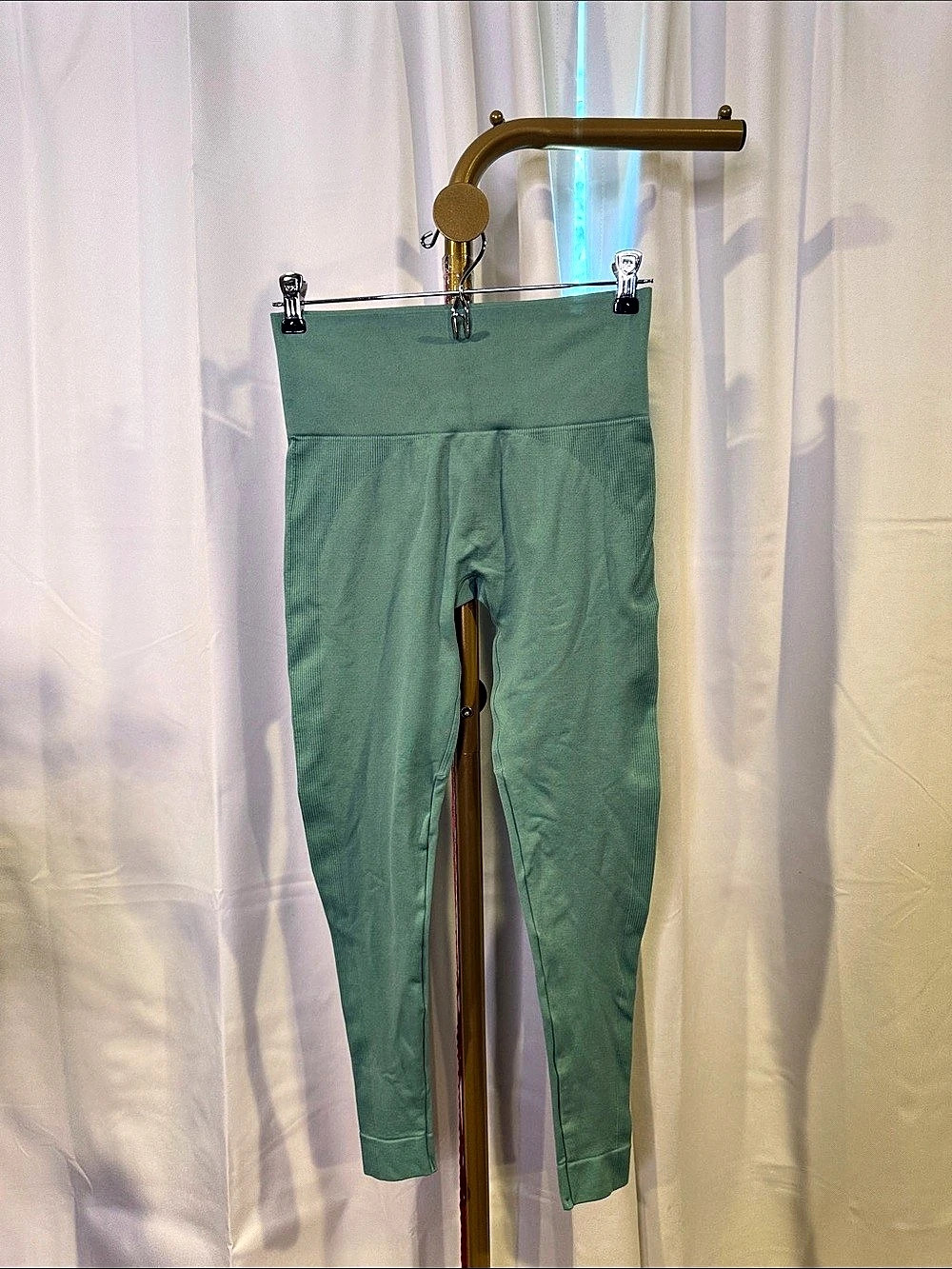 SET Active Sculptflex Leggings Green Medium Like New